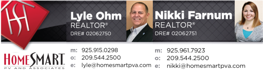 Lyle Ohm and Nikki Farnum Homesmart Sales Agents